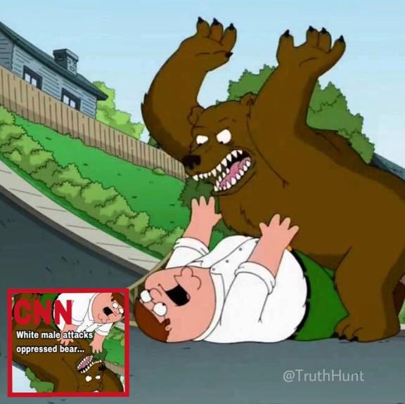 White Male Attacks Oppressed Bear